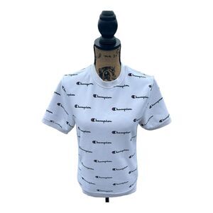 Vintage Champion Reverse Weave Label All-Over "C" (Small) T-Shirt